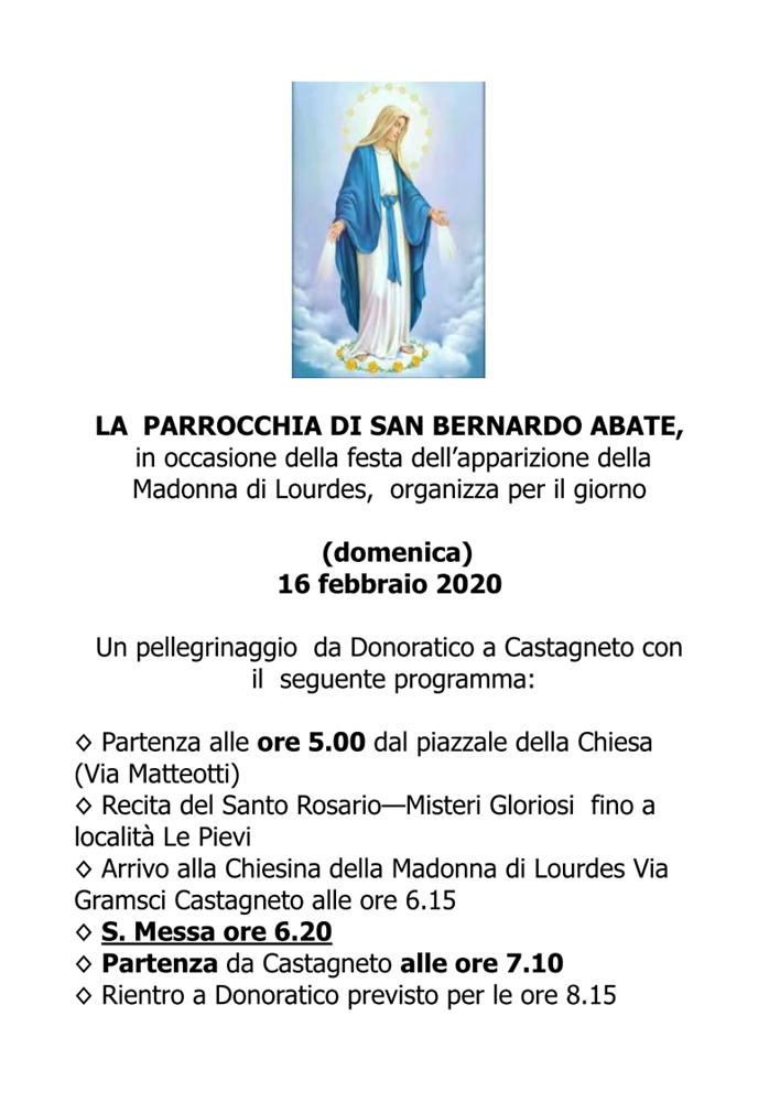 Preghiera Archivi Parrocchia San Bernardo Abate